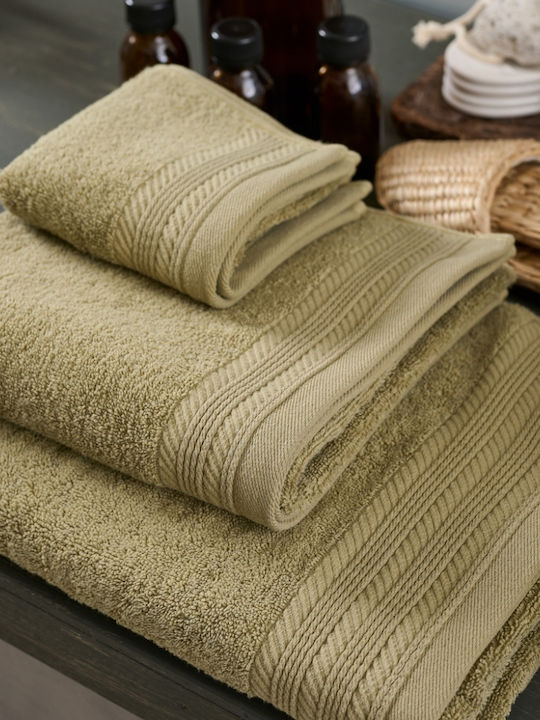 Cokitex Hand Towel One Colour 30x50cm. Olive