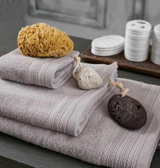 Cokitex Prosop De Mână One Colour 30x50cm Gri Deschis Greutate 500gsm