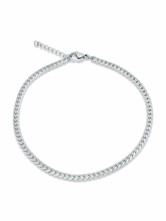 Fior Silver Bracelet 3MM Stainless steel bracelet 316L 20-21 cm