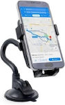 Mobile Phone Holder Car with Adjustable Hooks Black