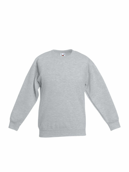 Fruit of the Loom Kinder-Sweatshirt Gray