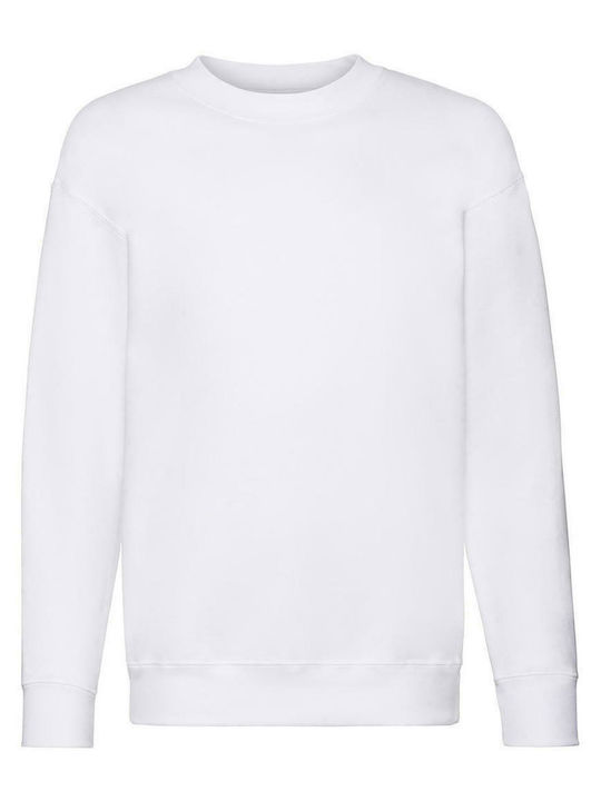 Fruit of the Loom Kids Sweatshirt White