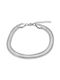 Dennis Snake Silver Bracelet 6MM Βραχιόλι από ανοξείδωτο ατσάλι 316L 16-17 cm