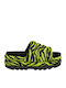 Puft Slide Tiger Print Leather Women's Flat Sandals Flatforms tiger