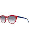 Gant Women's Sunglasses with Red Plastic Frame and Gray Gradient Lens GA8080 67B