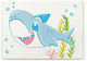 Parisis Decorativ Pentru Stolisirea Botezului Baby Shark 24x17cm ZPR950
