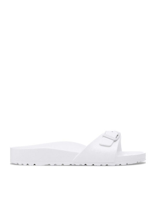 Birkenstock Madrid Слайдове в Бял Цвят