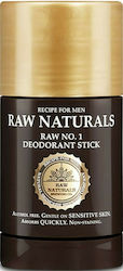 Recipe For Men Raw Naturals No.1 Αποσμητικό σε Stick 75ml