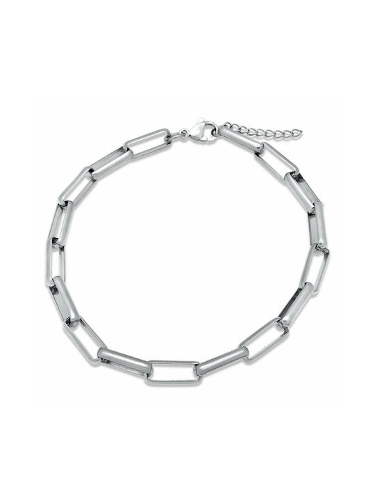 Apoline Silver Bracelet 5MM Βραχιόλι από ανοξείδωτο ατσάλι 316L 16-17 cm