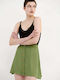 Funky Buddha High Waist Skirt in Green color