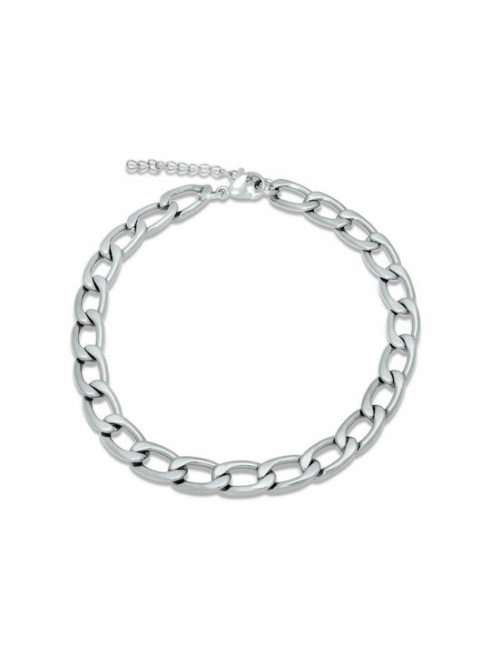 Avalon Silver Bracelet 7MM Βραχιόλι από ανοξείδωτο ατσάλι 316L 15-16 cm