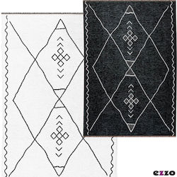 Ezzo Scandy 0111 Χαλί Ορθογώνιο Καλοκαιρινό White / Black