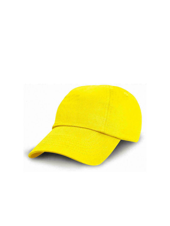 Kids' Hat Jockey Fabric Yellow
