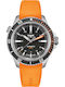 Traser Diver Men's Watch 46mm Automatic with Orange Rubber Strap