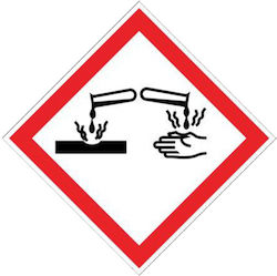 CLP Warnschild Diverse gefährliche Materialien 25x25cm CLP Warnschild Diverse gefährliche Materialien 25x25cm
