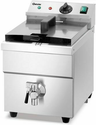 Bartscher Elektrische Fritteuse 3.5kW Kapazität 8Es 29x48x51.5cm