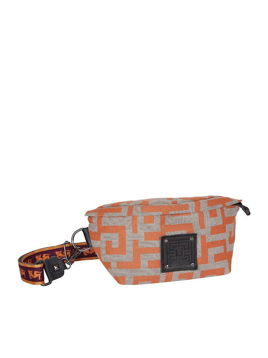Ames Ostrako Bum Bag pentru Talie Orange/beige