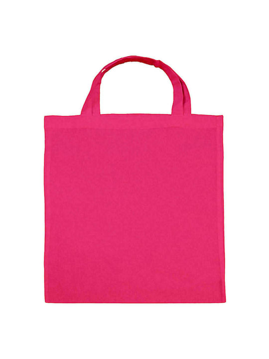 Jassz 3842-SH Βαμβακερή Τσάντα για Ψώνια σε Ροζ χρώμα
