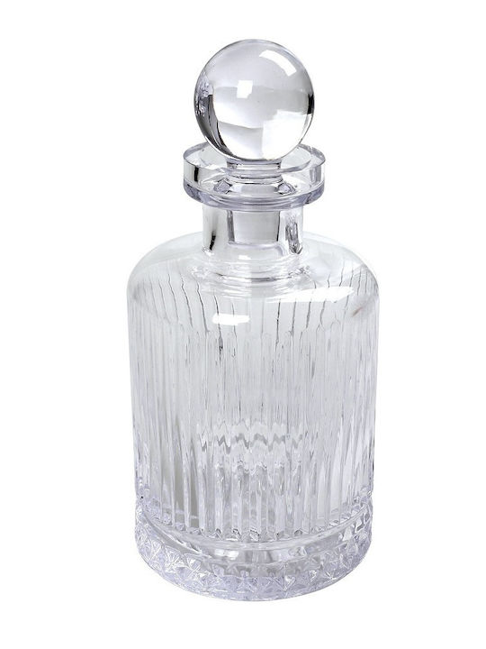 Espiel Glass Whiskey Serving Decanter 28cm with Transparent Stopper 1500ml