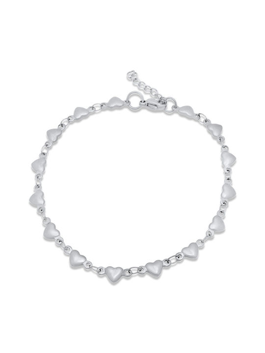 Eros Silver Bracelet 5MM Stainless steel bracelet 316L 24-25 cm