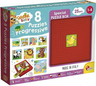 Παιδικό Puzzle Μωρά Ζώα 25pcs για 1+ Ετών Lisciani Giochi