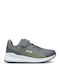 Lana Nnb V Kids Sports Shoes Running with Hoop & Loop Closure Gray