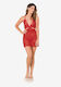 Moongirl 298 Nora Σετ Sexy Babydoll Baby Doll Red