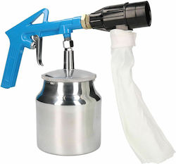 Wiltoc 61343 Пистолет за пясъчно струене на въздух с контейнер 850ml и пясък 800gr
