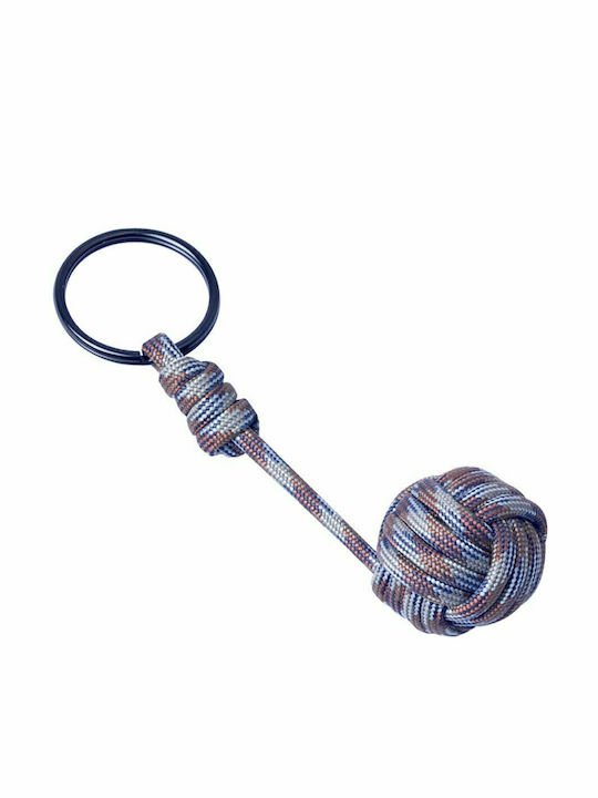 Munkees Keychain Monkey Fist Blue