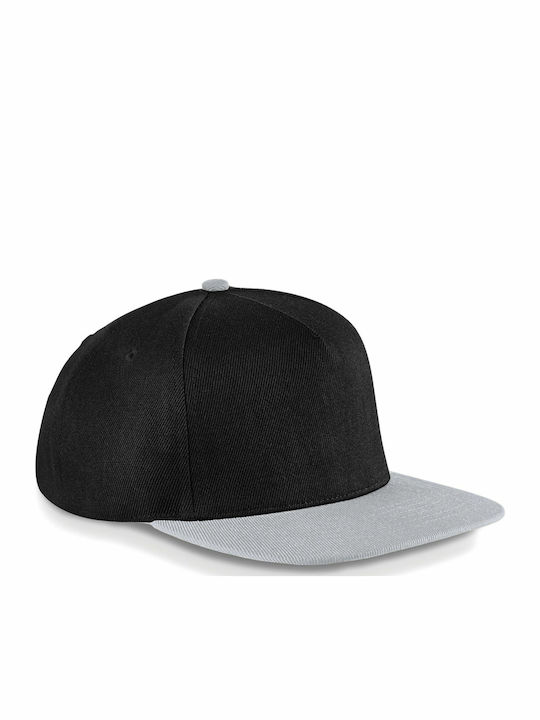 Beechfield Jockey με Ίσιο Γείσο Black / Grey