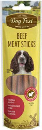 Dog Fest Meat Beef Sticks für Hunde mit Rindfleisch 45gr 73DF401