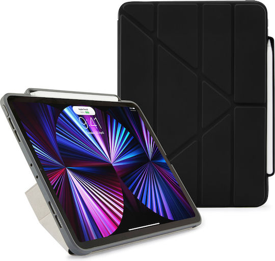 Pipetto Origami No3 Flip Cover Neagră (iPad Pro 2018 11" / iPad Pro 2020 11" / iPad Pro 2021 11")