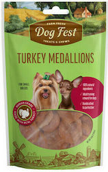 Dog Fest Turkey Medallions Λιχουδιά Μικρόσωμων Φυλών 55gr