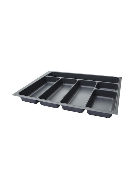 Agoform Plastic Drawer Cutlery Tray 39x48x6cm Grey