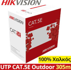 Hikvision DS-1LN5EO-UU/E U/UTP Cat.5e Cablu Ethernet 305m Alb