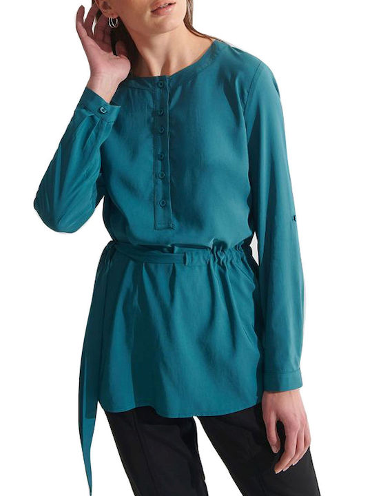 Ale - The Non Usual Casual Tunic Long Sleeve Blue