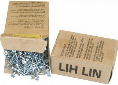 Lih Lin MDF-Schraube Kreuzschlitz Verzinkt mit Durchmesser M4 und Länge 80mm 400Stück