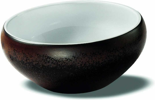 GTSA Estia Salatschüssel aus Porzellan Schwarz 18x18x8cm 2Stück