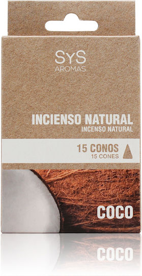 Laboratorio SyS Conuri Parfumate cu Aromă Nucă de cocos 03322 15buc
