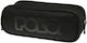 Polo Fabric Pencil Case 937005 with 2 Compartments Black