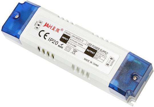 Amarad Τροφοδοτικό LED Ισχύος 60W με Τάση Εξόδου 12V