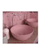 Olympia Trend Round 02 Deasupra Blatului Chiuvetă Porțelan 38x38x14.4cm Roz