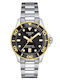 Tissot Seastar Γυναικείο Ρολόι 36mm Μπαταρίας με Ασημί Μεταλλικό Μπρασελέ