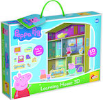 Lisciani Giochi Παιχνίδι Κατασκευών Χάρτινο Peppa Pig House 3D για Παιδιά 3+ Ετών