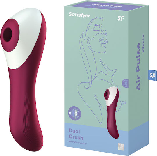 Satisfyer Dual Crush Sauger Vagina mit Vibration Violet 1Stück