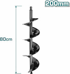 Total Post Hole Borer 200mm TEA55221-SP-200