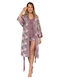 Set Pijama-Robe (29026) - Violet