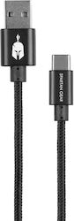 Spartan Gear Double Sided USB 2.0 USB-C male - USB-A 2m (066085) Spartan Gear Double Sided USB 2.0 USB-C male - USB-A 2m (066085)
