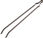 E-0229 Fireplace Tongs Bronze