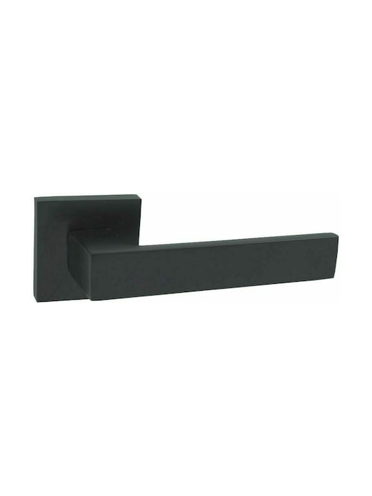 Perfect Lever Middle Door with Rosette 241 Pair Black